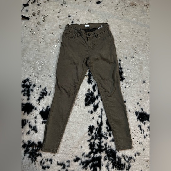 LIU JO Girl’s Stretch Olive Green Skinny Jeans Size 10/12 - Picture 1 of 10